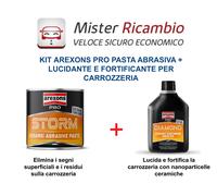 KIT AREXONS PRO PASTA ABRASIVA + LUCIDANTE E FORTIFICANTE PER CARROZZERIA