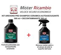 KIT AREXONS PRO PULIZIA INTERNI AUTO UNIVERSALE CON LUCIDA CRUSCOTTI 500ML