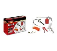 Kit aria compressa MECAFER 8 pezzi gonfiaggio soffiaggio