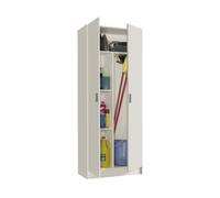 Kit Armadio 2 Ante 3 Ripiani Multiuso 73 x 37XH180 Cm Fores Habitat