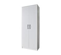 KIT ARMADIO 2 ANTE SCARPIERA 5 RIP 71X38X182 BNCO FRAS