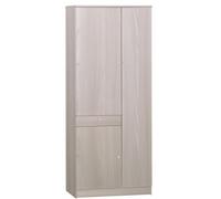 Sarmog Armadio multiuso bagno kit 6 ripiani regolabili H183 L77 P34 cm Olmo chiaro