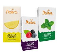 Kit Aroma di Limoncello, Frutti di Bosco e Menta Decora - 50gr x 3