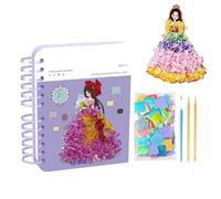Kit Artigianale Per Art - 18x25cm/7.09x9.84 Pollici Dress Up Craft Con Adesivi E Vernice | Attività Creativa Per Colpire Per La Scuola Materna Di Viaggio Per Auto Da Viaggio.