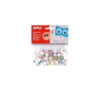 Kit artigianale per bambini APLI Occhi mobili adesivi 100 pezzi