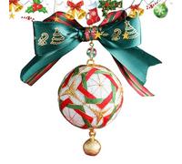 Kit Artigianato Portachiavi Artigianato | Ciondolo a Artigianale,Ornamento della Palla 'Automobile ' di Natale, Elegante Ciondolo della Borsa Artigianale della Palla