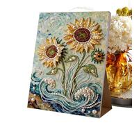 Kit Artistici con Perline per Adulti,Attività di Artigianato e Disegno con Perline Gemma 3D | Materiali per Arte con Perle | Per Principianti Appassionati Arte da Parete Lavoretti Indoor Progetti Scol