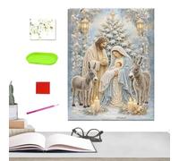 Kit Artistico Con Perle Del Presepe - Creazione Interattiva Religiosa Con S