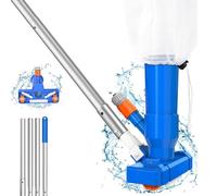 Kit aspirapolvere della piscina, pulizia della vasca idromassaggio con sacchetto della foglia della maglia, fondo della piscina di Mini Cleaner per giardino all'aperto Fontana Spa sopra terra