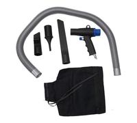 Kit aspirapolvere pneumatico, include 1 aspiratore, 3 adattatori, 1 tubo di supporto e 1 borsa, per pulire polvere, trucioli di legno, trucioli di metallo e vetro, 1 set