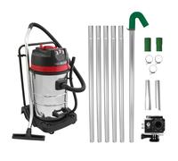 Kit aspiratore 80L + aste 7,2m + telecamera 4K per pulizia grondaie