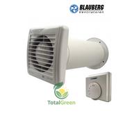 Kit aspirazione aria Blauberg bagno cucina termostato silenzioso ventilazione [EEK: A]