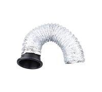 Kit Aspirazione Aria Turbo Paraurti Anteriore Universale Auto Kit Aspirazione Turbina ABS Imbuto Aria Aspetto Fibra Carbonio Tubo Aspirazione Presa Aria(Round)
