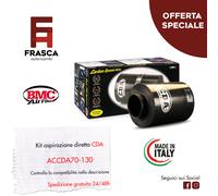 KIT ASPIRAZIONE DIRETTA CDA 70-130 Filtro Aria Originale BMC AIRBOX in CARBONIO
