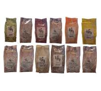 KIT ASSAGGIO 192 Capsule Nero Reale compatibili per Lavazza A Modo Mio (12 x 16) - Sambuca, Caramel Salato, Ginseng, Ginseng Amaro, Cortado, Irish Coffee, Tè Al Limone, Biscotto, Orzo, Nocciolino Etc.