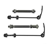 Kit assale anteriore e posteriore a sgancio rapido con cuscinetti di precisione 6000 per mozzi ruota bicicletta standard (anteriore + posteriore)