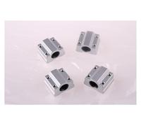 Kit asse ottico da 300 mm 2 X OD = 8 mm Albero cromato + cuscinetto 4 X SC8UU + 4 X SK8 Sostenitori finali in alluminio Parti della stampante 3D(4pcs SCS8UU)