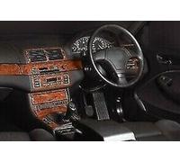 Kit Assetto Cruscotto Interno 3M 3D 25 Pezzi Legno Burl BMW Serie 3 E46 1997-...