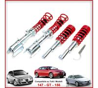 Kit Assetto Regolabile Molle Ammortizzatori Alfa Romeo 147 2000-2010 TA Technix