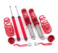 KIt Assetto a Ghiera Ammortizzatori for VW Golf 4 MK4 1J 1998-2007 Seat Leon 1M