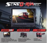 Kit Assistente Manovra Angolo Cieco Telecamere Monitor Avvisatori Per Camion
