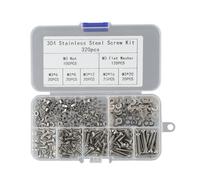 Kit Assortimento Dadi Bulloni Esagonali 304 Acciaio Connessioni Elettriche