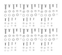 Kit assortimento dadi e bulloni da 108 pezzi - Viti a testa cilindrica in