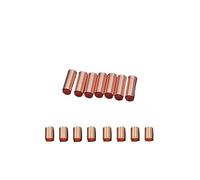 Kit assortimento di 100 terminali a crimpare GT in rame | Giunti for cavi di tipo tubolare, piccoli terminali, capicorda, connettori for cavi conformi a EN(GT-box-color)