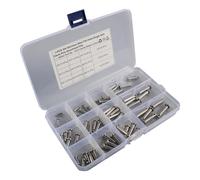 Kit assortimento di 60 perni per forcella con custodia in 12 misure adatte