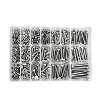 Kit Assortimento Di Bulloni E Dadi For Impieghi Gravosi M6 M8 M10, Acciaio Inossidabile 304, Include Le 8 Misure Più Comuni(12Sets M10 Bolts)
