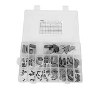 Kit assortimento di chiavi Woodruff da 135 pezzi, set di chiavi per volano, puleggia e manovella in 21 dimensioni, chiavi in acciaio durevole in una custodia portatile per la