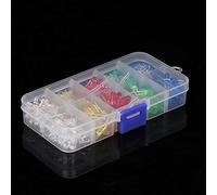 Kit Assortimento di Diodi LED a Risparmio Energetico 350 Pezzi per Progetti Fai da Te Scatola di Plastica per Decorazioni Luminose