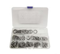 Kit assortimento di dischi dentati antiruggine, 300 pezzi, argento | Acciaio inossidabile 304, durevole, elevata durezza, effetto argento