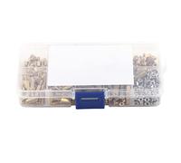 Kit assortimento di supporti in ottone M2.5 Hardware di montaggio PCB maschio femmina di alta qualità con dadi esagonali in acciaio inossidabile per macchinari elettronici