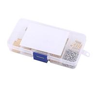 Kit assortimento di viti e distanziatori femmina femmina in ottone M2 270 pezzi Distanziatori durevoli di alta qualità per circuiti stampati Schede madri PCB Scatola di plastica