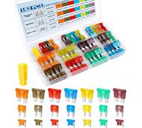 Kit Assortimento Fusibili per Auto da 182 Pezzi, Fusibili A Lama Profession8107