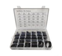 Kit assortimento O-Ring 1225 pezzi, gomma nitrilica ad alta pressione | Kit di guarnizioni di tenuta in gomma nitrilica di 32 misure, 1225 pezzi, con custodia per impianti idraulici,