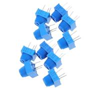 Kit Assortimento Potenziometri Trimmer Regolabili 10 Pezzi | Regolazione Manuale Precisa del Valore, per Circuiti e Dispositivi Elettronici, Plastico e Ferro