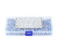 Kit assortimento resistore variabile Resistore potenziometro trimmer Resistore variabile 375 pezzi 15 valori con scatola per fai te per la casa e l'industria