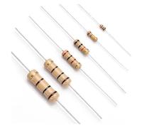 Kit assortimento resistori, 100 pezzi 5% 1/4w resistore a pellicola di carbonio 0,25W 1K-9,1K Ohm resistenza ad anello colorato(1.2k)