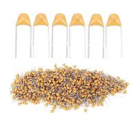 Kit assortito di 1000 condensatori ceramici monolitici - 50 V 150 pF Tolleranza del 10% con passo pin da 5,08 mm - Ideale for progetti di componenti elettronici Componente