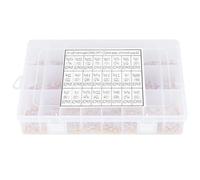 Kit assortito di condensatori ceramici monolitici da 1200 pezzi 24 valori 50V 10pF-10uF Componente