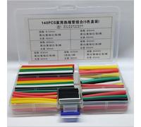 Kit assortito di manicotti termorestringenti per la protezione dei cavi, con proprietà ignifughe e prestazioni stabili a 125 °C (140 pezzi)