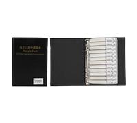 Kit assortito di resistori serie 0603, campionario di componenti elettronici, organizer per 170 tipi di resistori 0603 con custodia in plastica nera, per ingegneri e hobbisti