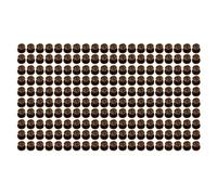 Kit assortito di viti per rilegatura di libri, set da 200 pezzi con rivetti a testa tonda in ottone ed elettrolitico in 4 dimensioni, elementi di fissaggio per lavorazione della (Bronce)