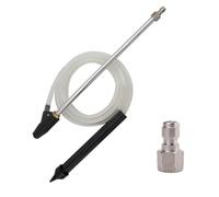 Kit asta di sabbiatura e ugello per idropulitrici KARCHER, set di 8 ugelli multipli con connettore M22, compatibile con Lavor per modelli Nilfisk, costruzione in plastica per la rimozione della