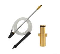 Kit asta e ugello per sabbiatura compatibile con idropulitrici Karcher, barra spray 8 in 1 per rimozione della vernice della ruggine, palo di sabbiatura in plastica con connettore per attività di
