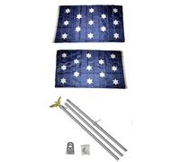 Kit Asta In Alluminio Per Bandiera Trade Winds 2 Veli 3'x5' HQ Washington