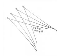 Kit Aste e Morsetti Argento per Parafanghi Bici 26-28 Compatibile Kit R