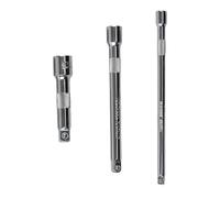 Kit aste prolunga per chiavi a bussola da 3/8" o 1/2" 3 dimensioni compatibili con la maggior parte degli strumenti azionamento Set aste prolunga per chiavi a bussola da